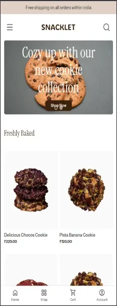 Snacklet mobile 1
